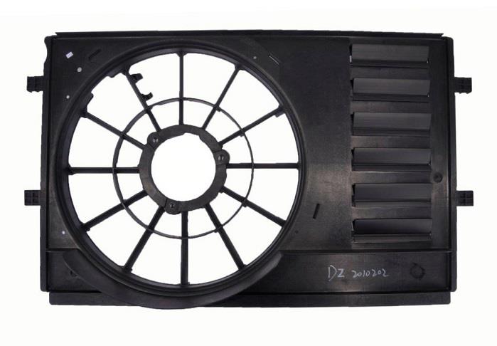 Radiator fan with shroud POLO4