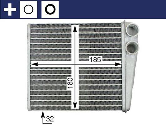 Radiator  heat exchanger GOLF6TDI