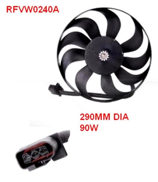 Radiator fan POLO 3