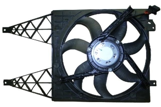 Radiator fan with shroud VIVO2